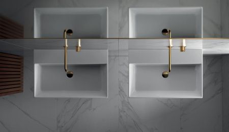 Раковина из сантехнического фарфора Galassia Meg11Pro 8973 80х50 подвесная цвет белый