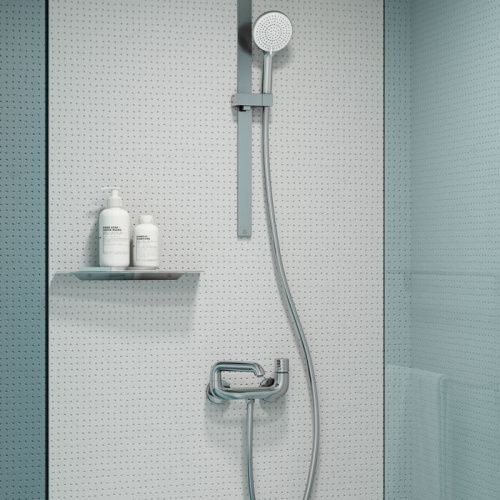 Смеситель для ванны и душа Iddis TWIST TWISBBTi02WA настенный хром - фото 2