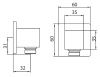 Шланговое подключение Creavit A03