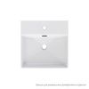 Раковина из сантехнического фарфора Iddis Bild BILWS42i27 40х40 полувстраиваемая цвет белый 1 отверстие под смеситель