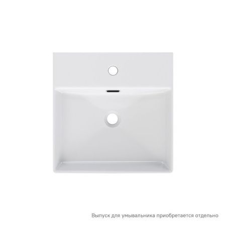 Раковина из сантехнического фарфора Iddis Bild BILWS42i27 40х40 полувстраиваемая цвет белый 1 отверстие под смеситель