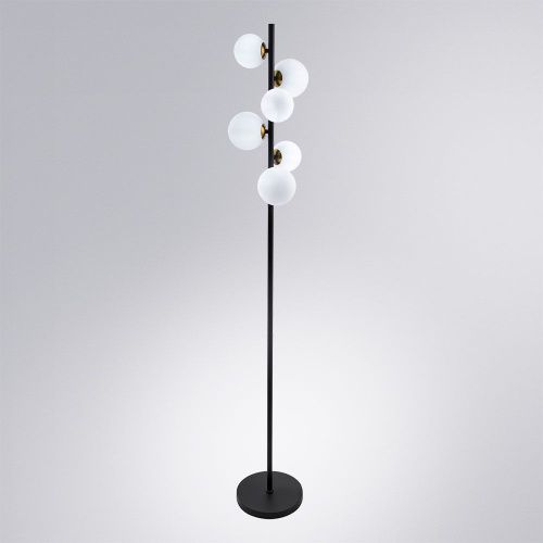 Торшер Arte Lamp Gemini (Гемини) A2243PN-6BK - фото 3