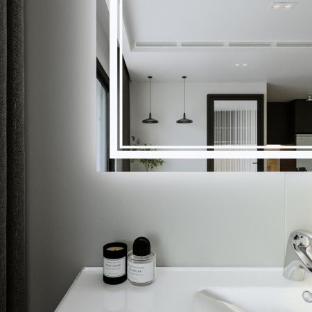 Зеркало с подсветкой Бриклаер Эстель 4627125414329 120х80 подвесное