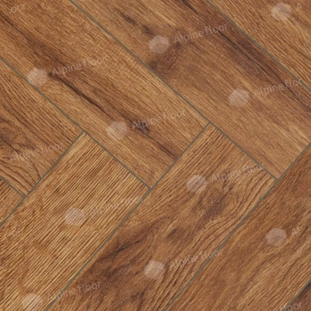 Ламинат Alpine Floor Herringbone 12 LF105-09 Дуб Калабрия толщина 1.2 см 34 класс 600х100