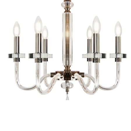Люстра подвесная iLamp Vibe (Вибе) P9474-6 Nickel