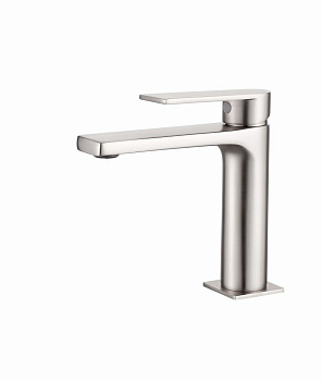 Смеситель AQG Alpha 01ALP100NI на раковину зачищенный никель