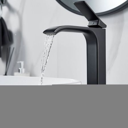 Смеситель для раковины Shevanik S4011H на столешницу черный