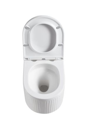 Унитаз подвесной Grossman Торнадо GR-4408SQ белый с сиденьем микролифт безободковый смыв торнадо