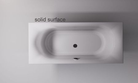 Ванна из искусственного камня Astra-Form Лира 01010076 170х75 пристенная прямоугольная с ножками