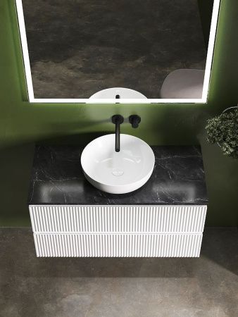 Тумба под раковину Sancos SNOB R SNR100W 100х40 подвесная цвет белый