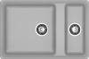Кухонная мойка Granfest Level LV-760K серый 76х50 цвет серый поверхность матовая