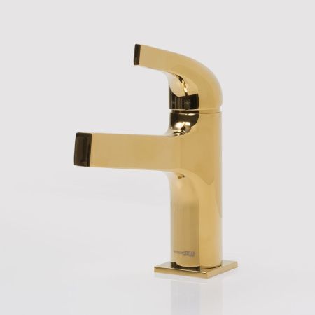 Смеситель Wasserkraft Sauer 7100 7103 на раковину золото