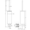 Ершик для унитаза Gessi Tondo 63620#031