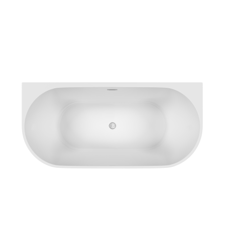 Ванна акриловая Sancos First FB10 170х80 отдельностоящая овальная с каркасом