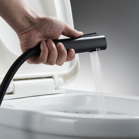 Гигиенический душ со смесителем Rose R1805H-1 черный