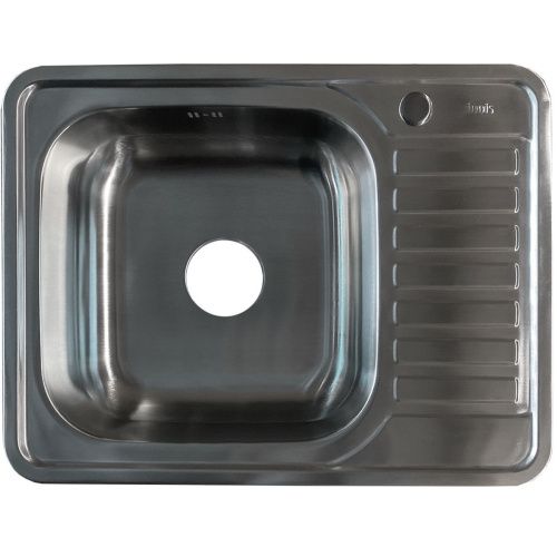 Кухонная мойка IDDIS Basic BAS65SLi77 65х50 цвет сатин поверхность глянцевая