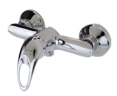 Смеситель для ванны и душа Esko RIO 80 w/a настенный хром