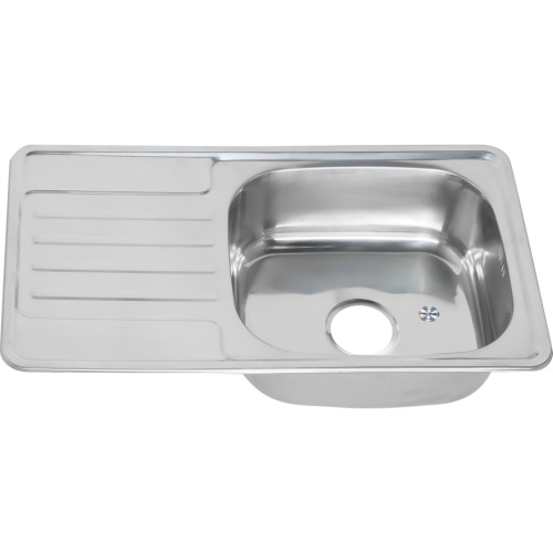 Кухонная мойка Melana 221 t (*10) 76x42 цвет хром - фото 4