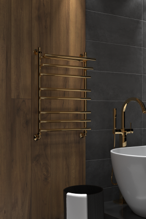 Полотенцесушитель Indigo Just Shelf LJSHW80-50GDK3 55х80 водяной золото