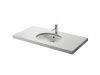 Раковина из сантехнического фаянса Toto LW764Y#XW 50х50 встраиваемая цвет белый
