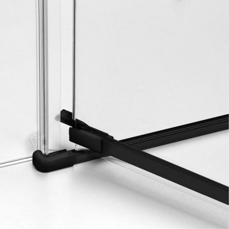 Душевая дверь New Trendy AVEXA Black EXK-1547 80х200 стекло прозрачное профиль черный