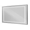 Зеркало с подсветкой BelBagno Kraft SPC-KRAFT-1400-800-SENS-NERO 140х80 подвесное