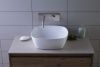 Раковина керамическая Aquanet Trend TREND-1 40х40 накладная цвет белый без отверстий под смеситель