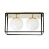 Светильник потолочный Lumina Deco Maldini (Малдини) LDC 8060-2 F.GD+BK