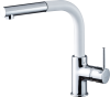 Смеситель для кухни Rivelato 9022201 brina cromo на мойку белый/хром