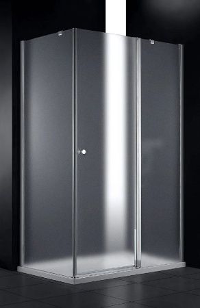 Душевой уголок Cezares ELENA ELENA-W-AH-1-100/90-P-Cr-R 100х90 стекло рифленое профиль хром без поддона