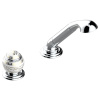 Смеситель THG Marquise porcelaine blanche A7G-A02-6532/60A на борт ванны хром