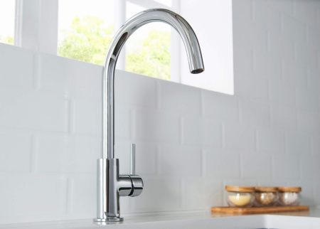 Смеситель для кухни Aquatek ЕВРОПА AQ1382CR на мойку хром