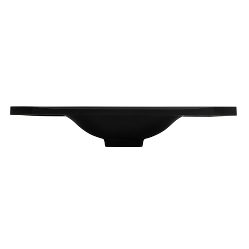 Раковина из искусственного камня BelBagno BB800/450-LV-ART-PR-NERO 80х45 накладная цвет черный матовый - фото 5