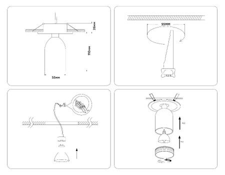 Спот Ambrella Light Move (Мове) TA1272