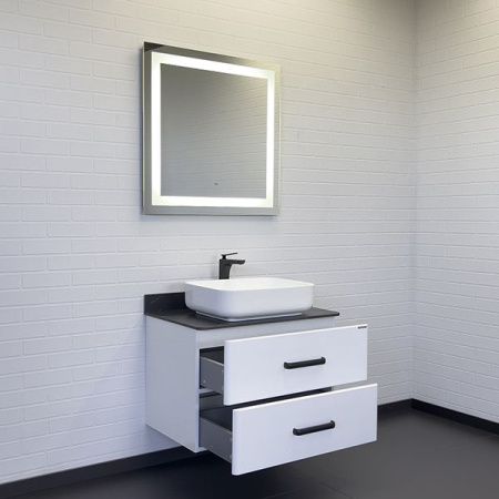 Тумба с раковиной Comforty Амстердам 00-00013775CF 80х50 подвесная цвет белый