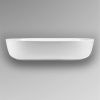 Раковина из сантехнического фарфора Bond Oval S51-600 60х40 накладная цвет белый без отверстий под смеситель