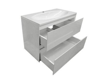 Тумба с раковиной Эстет Malta ФР-00007058 80х50 подвесная цвет белый