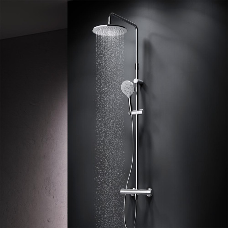 Душевая стойка Am.Pm Like F0780464 настенная цвет хром с термостатом