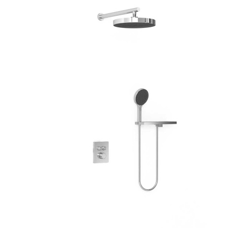 Душевая система Vincea Inspire VSFW-3I21MT2RCH встраиваемая в стену с термостатом