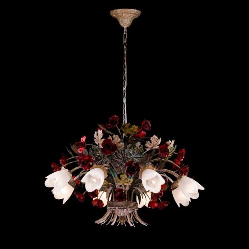 Люстра подвесная Lucia Tucci Fiori Di Rose Brown (Фиори Ди Росе Бровн) Fiori Di Rose 1760.8 - фото 2