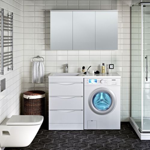 Зеркало-шкаф RUNO Лира 00-00000254 105х70 подвесной цвет белый - фото 3