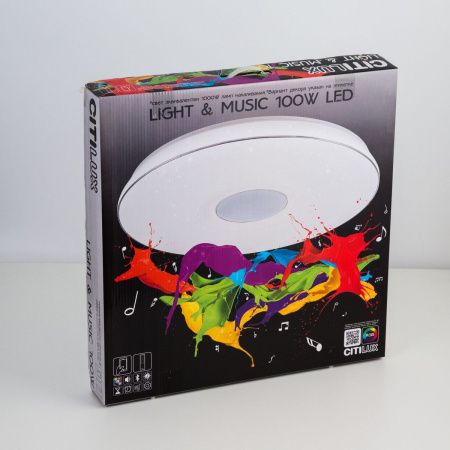 Светильник потолочный музыкальный Citilux Light & Music (Лигхт & Мусиц) CL703M100