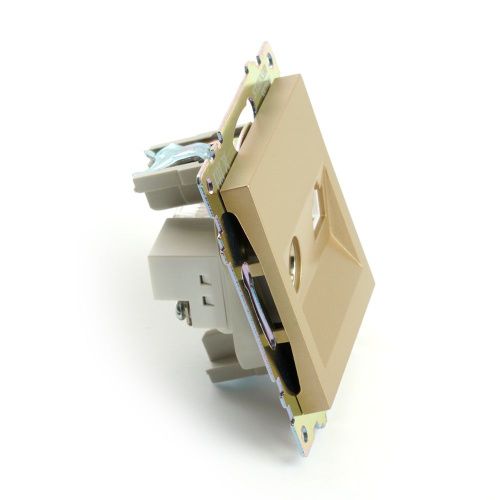 Розетка TV + компьютерная RJ-45 Stekker Катрин 49230 - фото 3