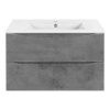 Тумба под раковину Vincea Mia VMC-2MC800BT 80х50 подвесная цвет серый