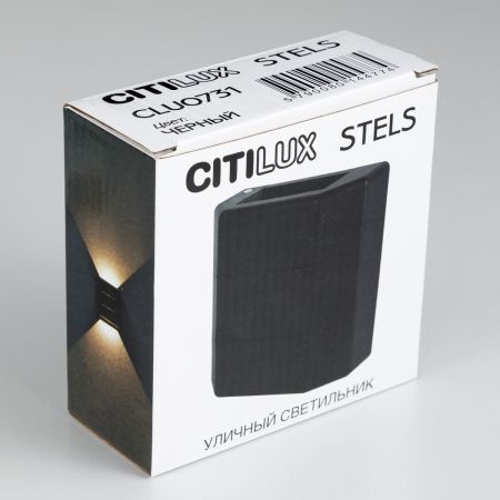 Уличный настенный светильник Citilux Stels (Стелс) CLU0731