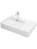 Раковина из сантехнического фаянса WeltWasser WW SK 10000004573 40 см накладная цвет белый 1 отверстие под смеситель