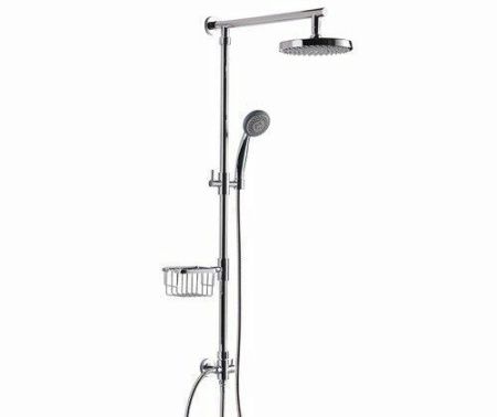 Душевая стойка Wasserkraft A015 настенная цвет хром