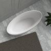 Ванна из искусственного камня Abber Stein AS9627 180х85 отдельностоящая овальная с ножками