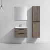 Тумба под раковину Vincea Chiara 2D VMC-2C2600RO 60х50 подвесная цвет коричневый