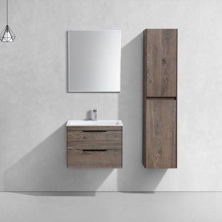 Тумба под раковину Vincea Chiara 2D VMC-2C2600RO 60х50 подвесная цвет коричневый